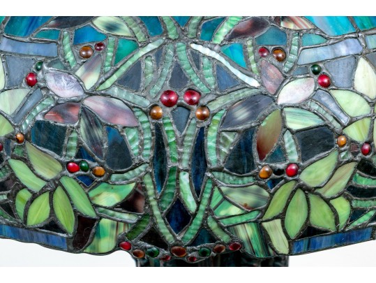 Decorative Three Light Tiffany Style Table Lamp