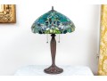 Decorative Tiffany Style Two Light Table Lamp 