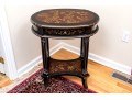 Decorative Bombay Co. Oval End Table - REVISED 9/9/25