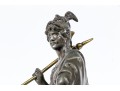 Antique Spelter Figure Of The Classical God Mercury With Winged Helmet