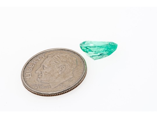 Loose Stone: Pear Faceted Emerald, CTS: 2.52