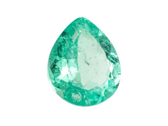 Loose Stone: Pear Faceted Emerald, CTS: 2.52