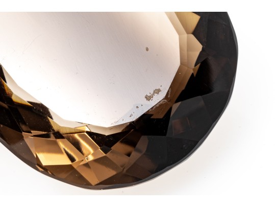 Loose Stone: Enormous Pear Faceted Smoky Quartz, CTS: 528.76