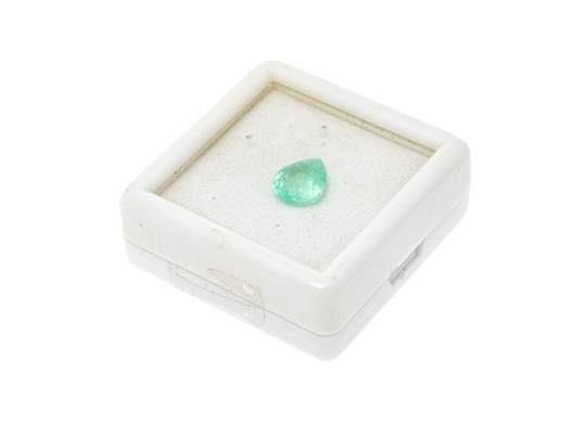 Loose Stone: Pear Faceted Emerald, CTS: 2.52