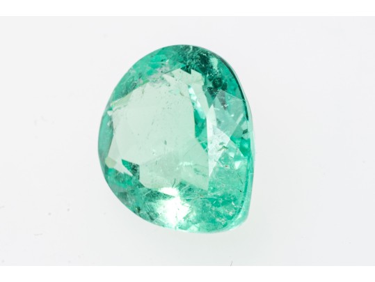 Loose Stone: Pear Faceted Emerald, CTS: 2.52