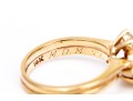 14k Yellow Gold Vintage Diamond And Guard Ring Cluster, Paired, App. 0.30 TCW, Size 5.5