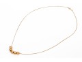 14k Yellow Gold Classic Retro Gold Ball Style Necklace