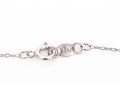 14k White Gold Striking Diamond Cluster Set Cross Pendant, App. 0.29 TCW, With Chain