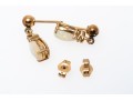 14k Yellow Gold Pretty Diamond Accented Pear White Opal Drop Pendant Earrings
