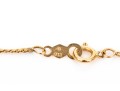 14k Gold Retro Diamond Set Twist Pendant, App. 0.17 TCW, With Chain