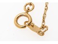 14k Yellow Gold Retro Sapphire And Diamond Set Pendant, With Chain