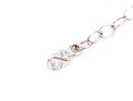 14k White Gold Fun Diamond Set Heart Swan Motif Pendant, App. 0.09 TCW, With Chain