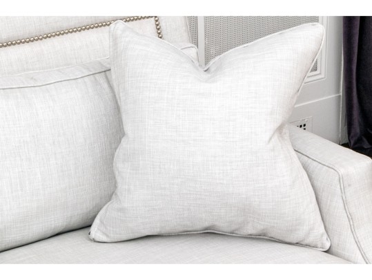 Handsome Upholstered Down-Wrapped Sofa ($5,000)