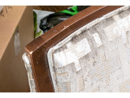 Set Of Eight Hollywood Regency Style Upholstered Side Chairs ($7,200)