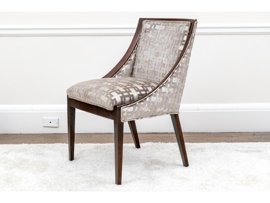 Set Of Eight Hollywood Regency Style Upholstered Side Chairs ($7,200)