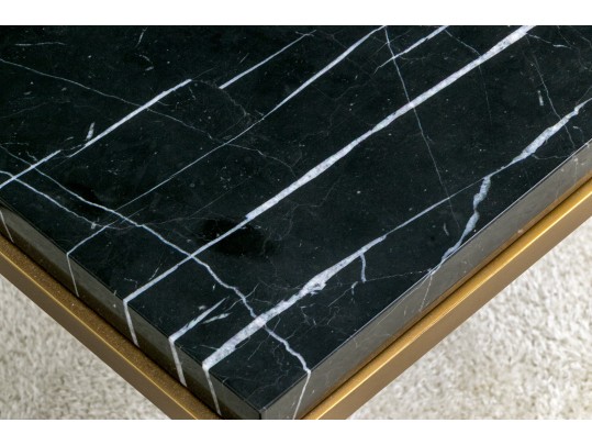 Pair Of Restoration Hardware Marble Top End Tables ($2,400)