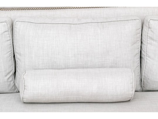 Handsome Upholstered Down-Wrapped Sofa ($5,000)