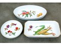 Three Pieces Of Royal Worcester Serving Wares
