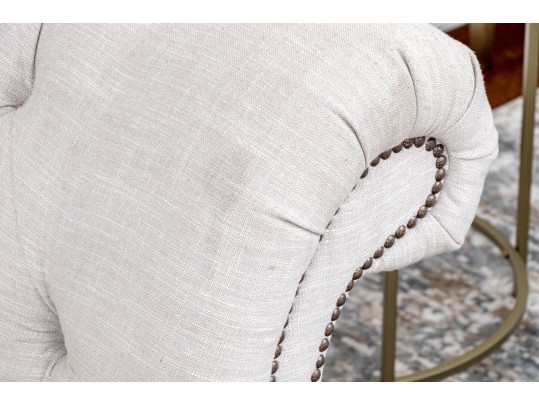 Upholstered Chesterfield Style Sofa