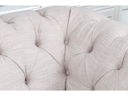 Upholstered Chesterfield Style Sofa