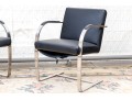 Pair Of Quality Cantilever Armchairs In The Manner Of Mies Van Der Rohe 