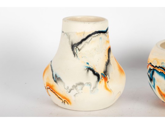 Nemadji Pottery — Bowl And Vase