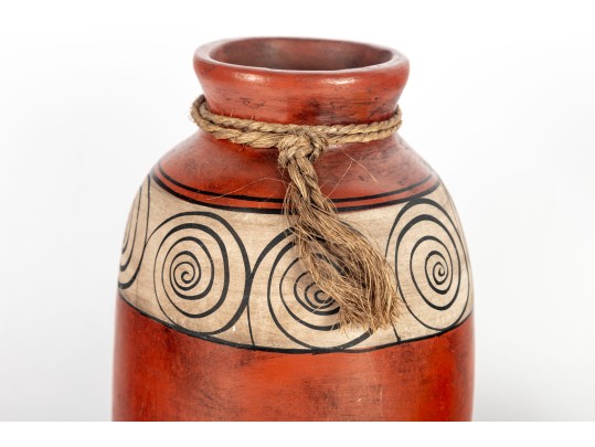 Signed Southwest Pottery Jar & Navajo Pottery Wedding Vase