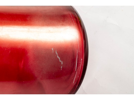 Mid Century Modern Large Freeform Glass Vase