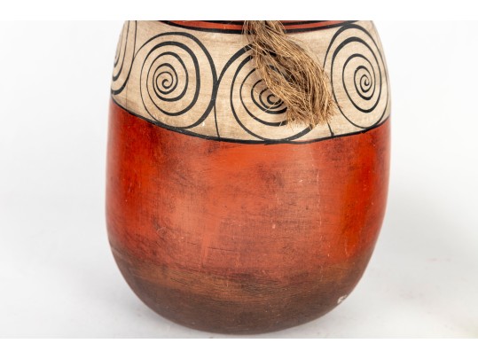 Signed Southwest Pottery Jar & Navajo Pottery Wedding Vase