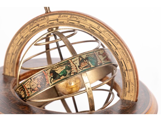 Vintage Miniature Desktop Astrology Globe