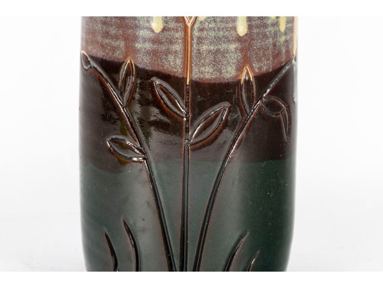 H. Franklin (NC) Studio Redware Pottery Vase