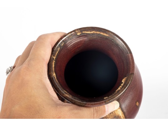 Kim Ellington Studio Pottery Glazed Vase