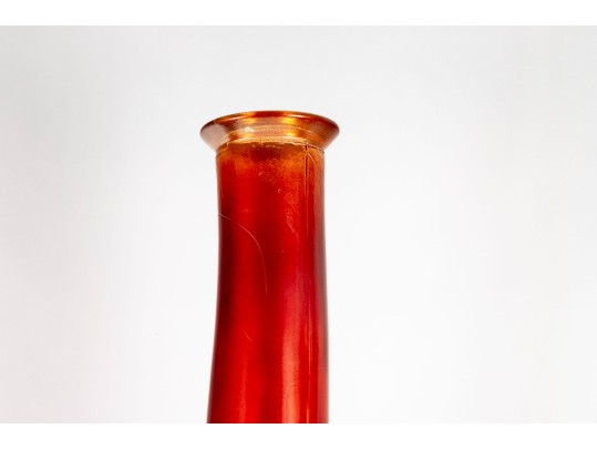 Mid Century Modern Large Freeform Glass Vase