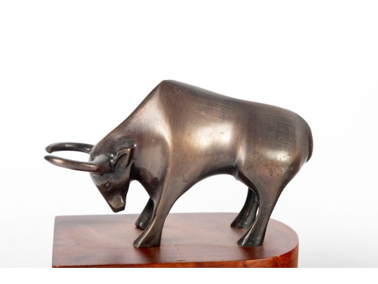 Brass Animal (Bear/Bull) Bookends 