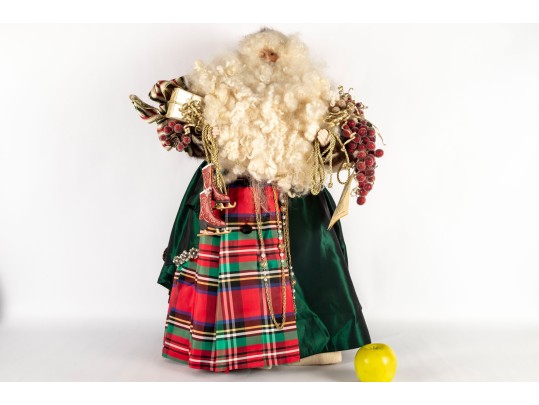 One-of-a-Kind Santa Figure By Kay Burkart