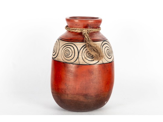 Signed Southwest Pottery Jar & Navajo Pottery Wedding Vase