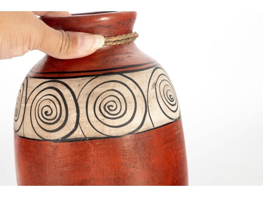Signed Southwest Pottery Jar & Navajo Pottery Wedding Vase