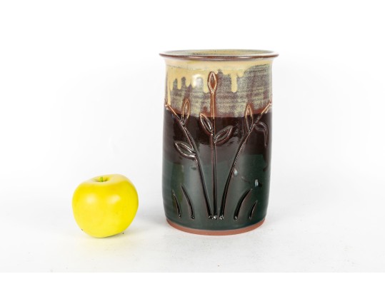 H. Franklin (NC) Studio Redware Pottery Vase
