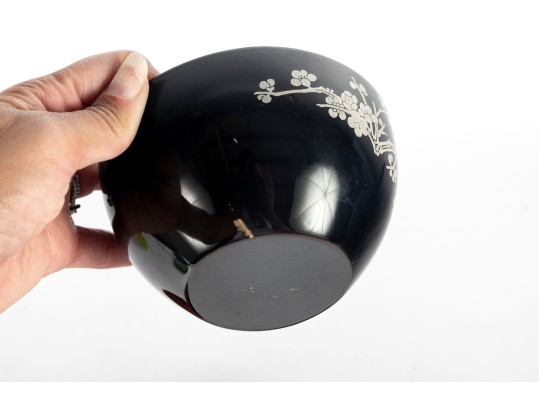 Set Of Four Japanese Lacquerware Bowls