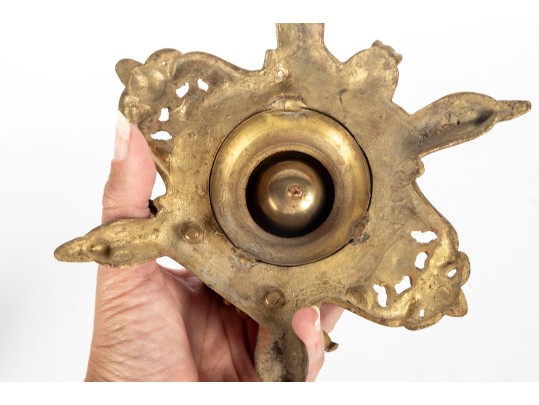 Early 20th Century European Brass Inkwell 