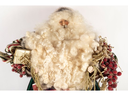 One-of-a-Kind Santa Figure By Kay Burkart