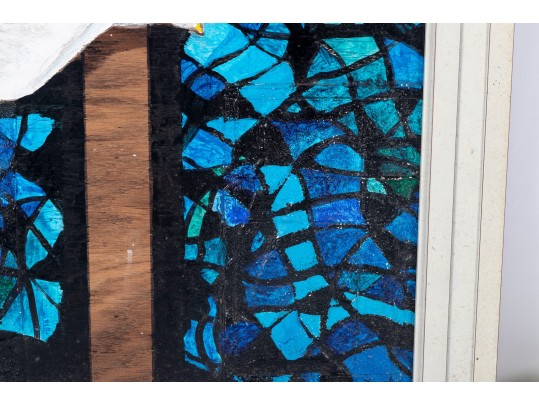 Dan Lynch (American [SC], 1930-2019) Mixed Media On Board, Peace Dove