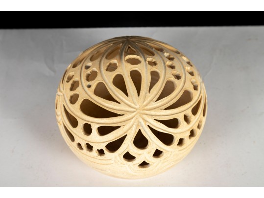 Signed Studio Pottery Pierced Capsule