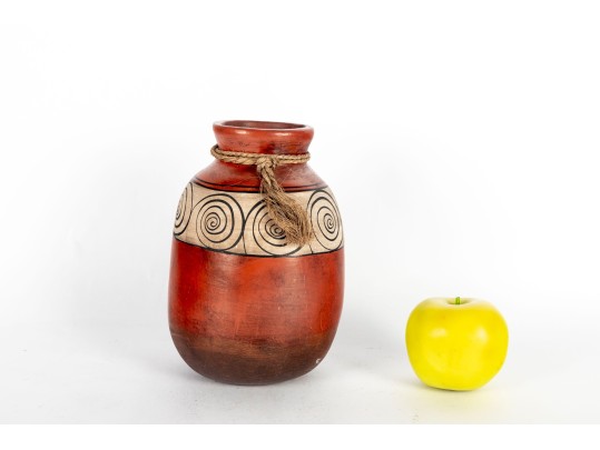 Signed Southwest Pottery Jar & Navajo Pottery Wedding Vase