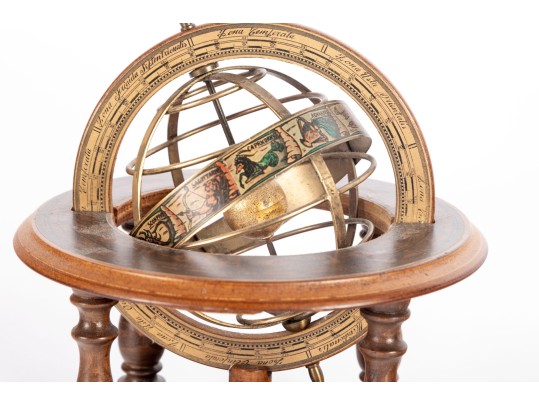 Vintage Miniature Desktop Astrology Globe