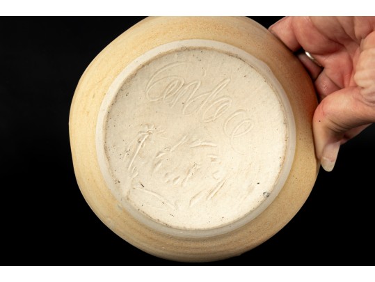Signed Studio Pottery Pierced Capsule