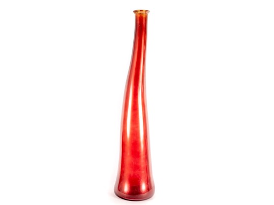 Mid Century Modern Large Freeform Glass Vase