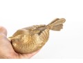 Brass Bird Figurine Paperweight
