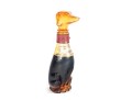 Italian Amber Empoli Glass Dog Vino Rosso 