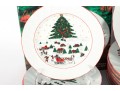 Kopin “Christmas Pleasure” Porcelain Holiday Dinnerware Set